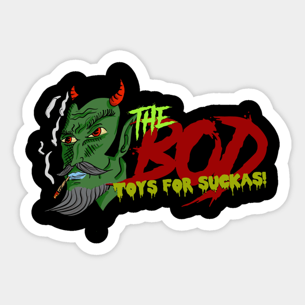 BOD El Diablo / The Devil Sticker by BOD Toys4Suckas